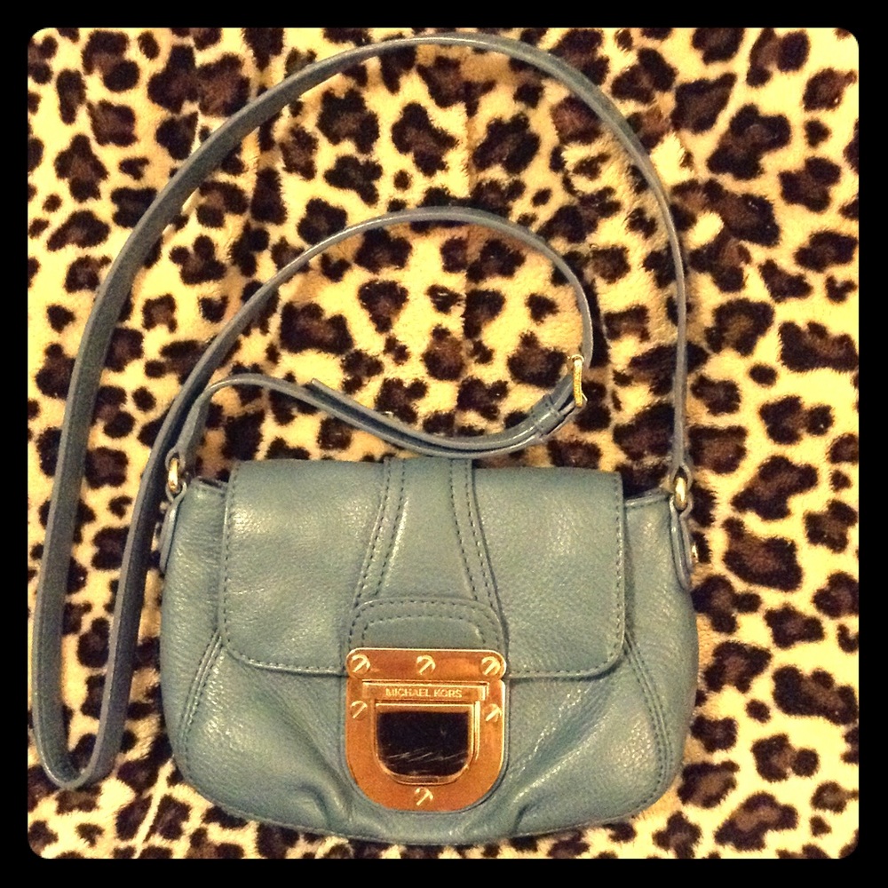 Michael Kors Turquoise Crossbody